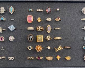 Vintage and new jewelry