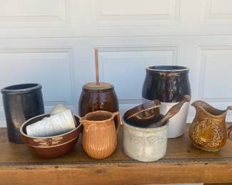 Bowls, crocks and pitchers