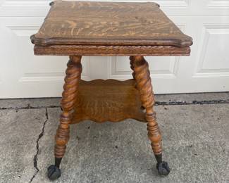 Beautiful claw & glass feet table