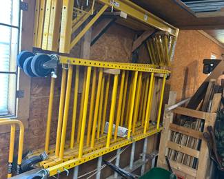 Two sets of scaffolding
