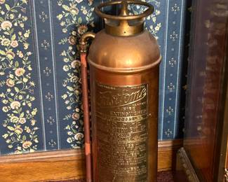 Brass and copper extenguisher