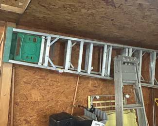 Several ladders