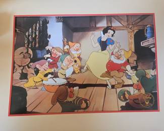 Snow White Lithograph