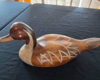 Signed decoy ducks