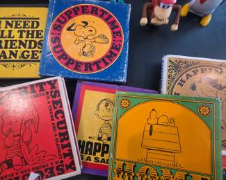 Peanuts vintage books Charlie brown
