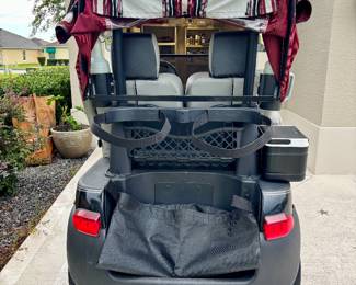 These straps will hold the golf clubs or your grandchildren. Up to you, my friend.