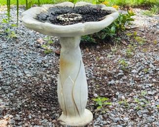 Birdbath.  Just add water.
