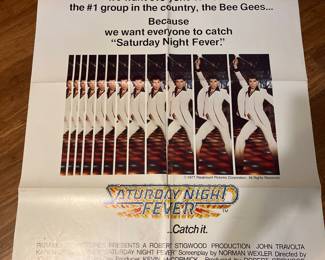 19777 Saturday Night Fever original movie poster