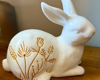 2 Rabbit Figurines. $30