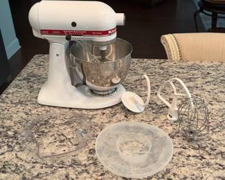 Vintage Kitchen Aid MIxer with Attachments $225