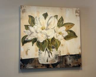 Magnolia Print on Canvas $225