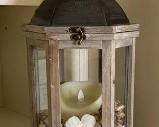 Hurricane Lantern with Remote Control Candle $125. 2 available