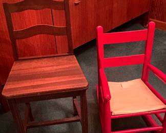 Vintage Children Chairs