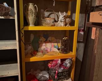 Shelf and Easter Decorations