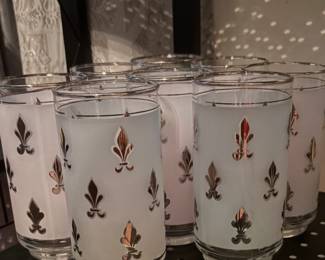 Libbey Fleur De Lis Tumblers