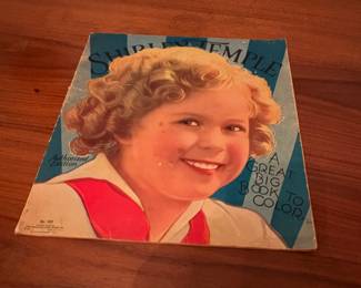 Vintage Shirley Temple Coloring Book