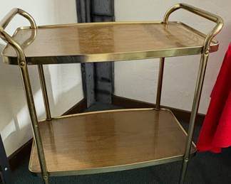 Cosco 1950s Kitchen Utility Rolling Bar Cart