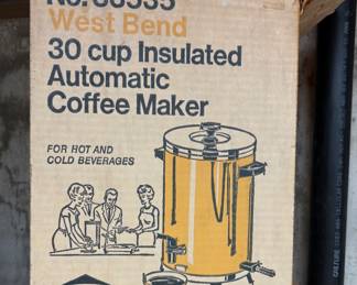 West Bend 30 cup Insulated Automatic
Coffee Maker