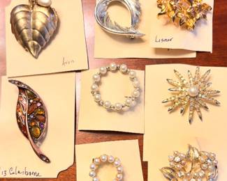 Vintage Brooches- Avon and Liz Claiborne