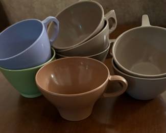 Vintage Melmac Normandy cups