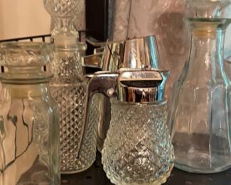 Glass Condiment Containers