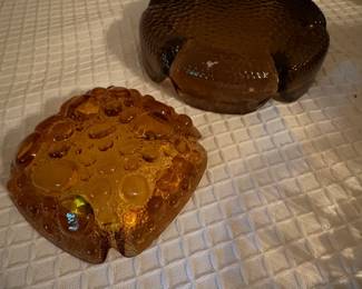 Vintage Anchor Hocking Pebble Ashtray