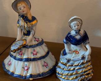 vintage Limoges porcelain figurine And KPM-Germany Figurine