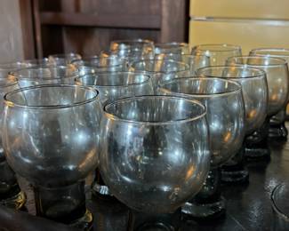 vintage Federal Glass Sundown
Smoke Beer Glasses and a tumblers