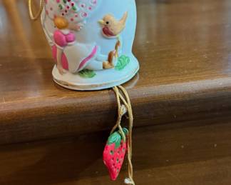 Vintage Strawberry Patches Windchime/Bell