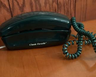 Vintage Northwestern Bell Green Pushbutton Telephone