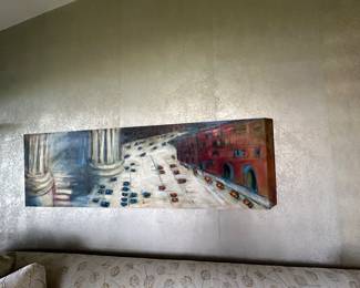 signed Gretchen Minnhaar art on canvas