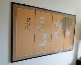 Oriental wall hanging