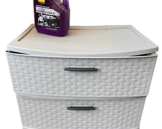 Three Drawer Grey Sterlite Container w Contents