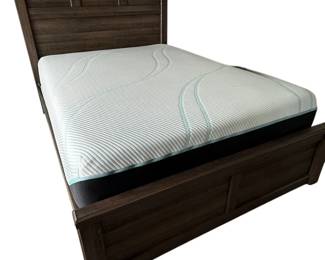 Dark Brown Rustic Queen Bed Frame Mattress Not Included