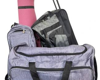 Bags And Yoga Mat