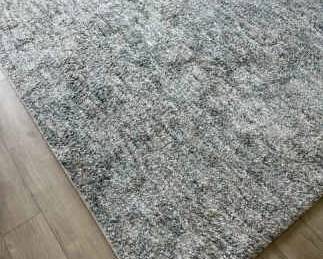 Faded Blue Multicolored Area Rug 94 x120