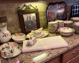 Desert Rose pottery set