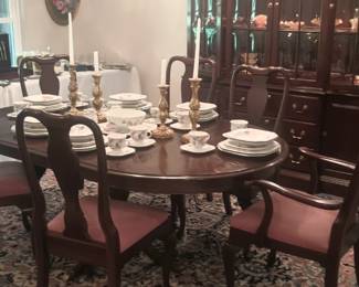 Formal dining table