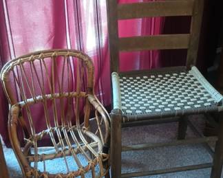 Vintage wood chairs