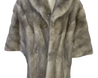 Grey Rabbit Fur Stole