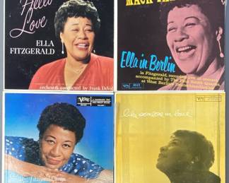 Vinyl Ella Fitzgerald Records Set of Four