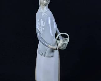 Lladro Porcelain Figurine #4502 Marketing Girl