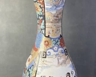Antique Japanese Imari Floor Vase