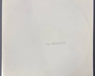 Vinyl Beatles White Album with Poster