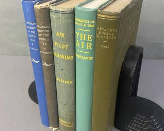 Vintage Aviation Books Set of Five