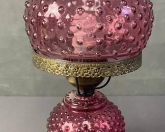 Gone With the Wind Glass Table Lamp