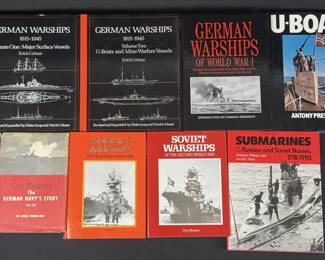 Vintage German & Soviet Naval Books WWI WWII