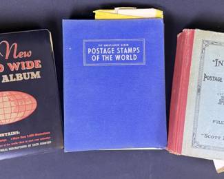 Vintage Stamp Collecting Albums