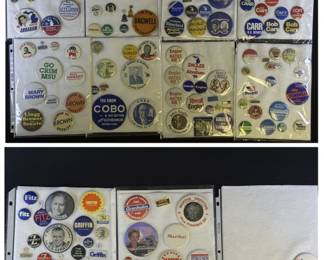 Michigan Political Button Collection 1