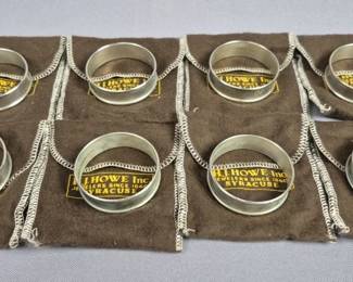 Gorham Sterling Silver Napkin Rings 6290 Set of 8
